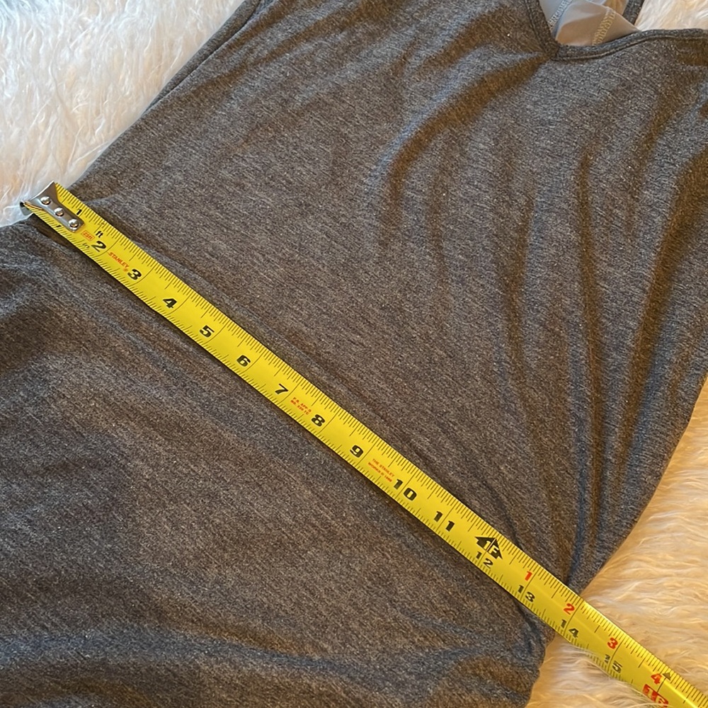 Athleta (grey) racerback tee dress EUC - Picture 9 of 10